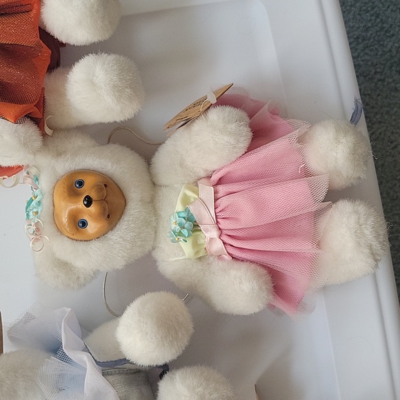 Raikes Set of Four Seasons Flower Fairies Bears Vintage - Picture 4 of 13